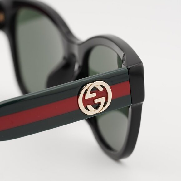 Gucci GG1866SK 001 Sunglasses Black Square Frame, Grey Lenses main image 9